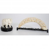 Chinese Ivory and Bone Bridge
