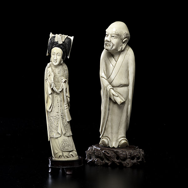 Chinese Ivory Figures Chinese