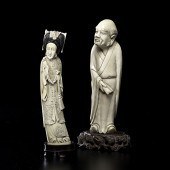 Chinese Ivory Figures Chinese