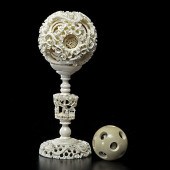 Chinese Ivory Puzzle Ball Plus