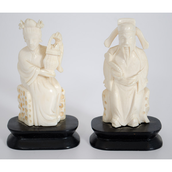 Chinese Ivory Scholar Carvings