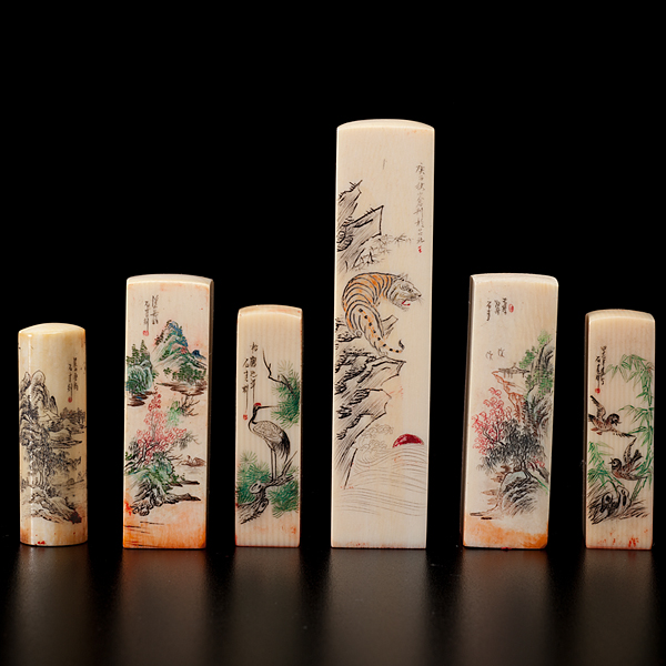 Chinese Ivory Seals Chinese late