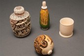 Chinese ivory snuff bottle, iv