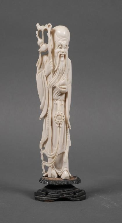 CHINESE IVORY WISE MAN CARVED