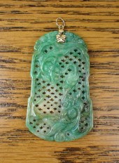 CHINESE JADE AND EIGHTEEN KARA