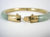 CHINESE JADE AND FOURTEEN KARA