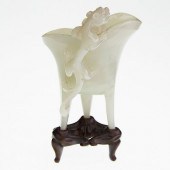 CHINESE JADE ARCHAISTIC WINE C