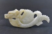 CHINESE JADE CARVED DRAGON PEN