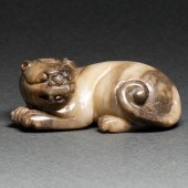 CHINESE JADE CARVED MYTHICAL B