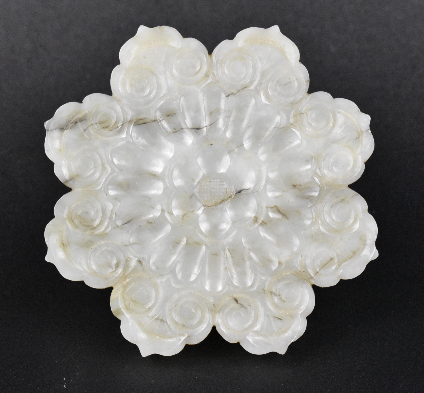CHINESE JADE CARVED PENDANT, MING