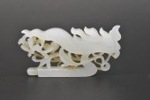 CHINESE JADE CARVED PHOENIX HA
