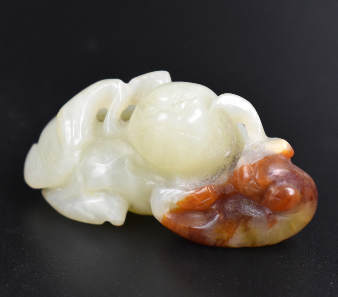 CHINESE JADE CARVING OF 2 FOO