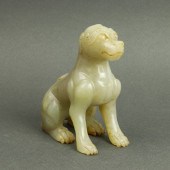 CHINESE JADE CARVING OF A MYTH