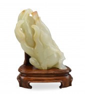 CHINESE JADE CARVING OF BUDDHA