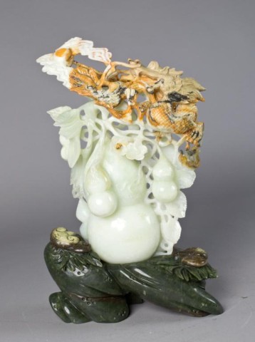 Chinese Jade Carving of Double