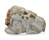 CHINESE JADE CARVING OF FOO LI