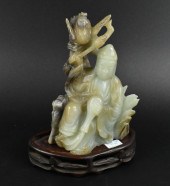 CHINESE JADE CARVING OF GUANYI