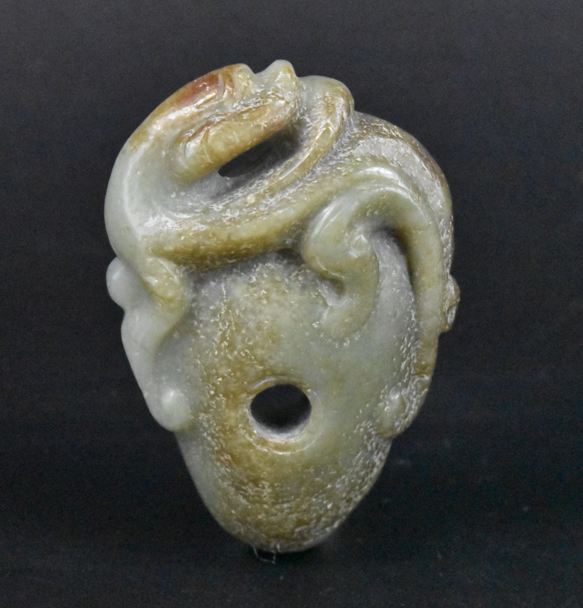 CHINESE JADE CARVING TOGGLE