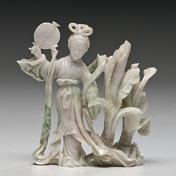 Chinese Jade Guanyin Carving