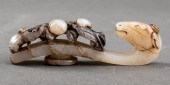 CHINESE JADE HORSE FORM BELT H