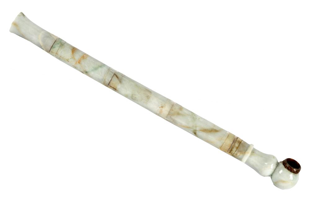 CHINESE JADE OPIUM PIPEChinese Jade