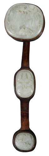 CHINESE JADE OR HARDSTONE AND
