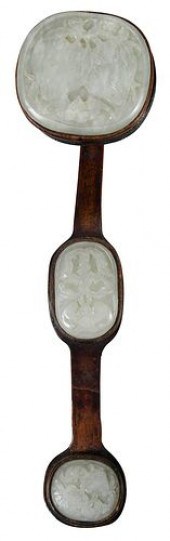 CHINESE JADE OR HARDSTONE AND