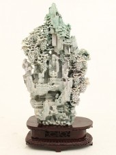 CHINESE JADE SCULPTURE OF SHOU
