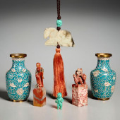 CHINESE JADE, STONE, AND CLOIS