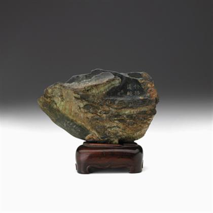 Chinese jade stone scholar's