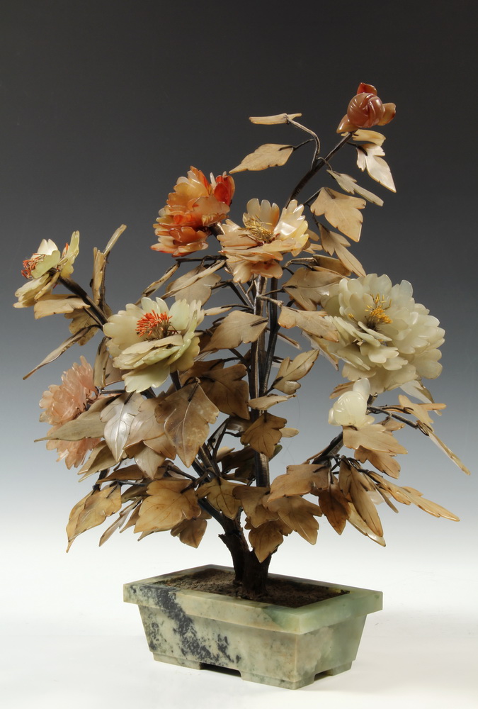 CHINESE JADE TREE - Early 20th c