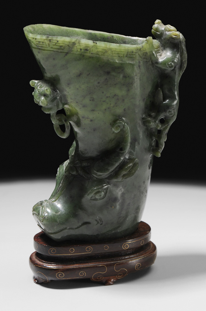 Chinese Jade Vessel modern,