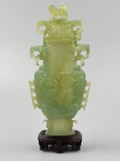 CHINESE JADEITE ARCHAISTIC JAR