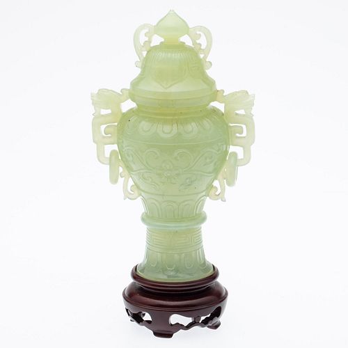 CHINESE JADEITE ARCHAISTIC