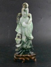 CHINESE JADEITE CARVED FIGURE,