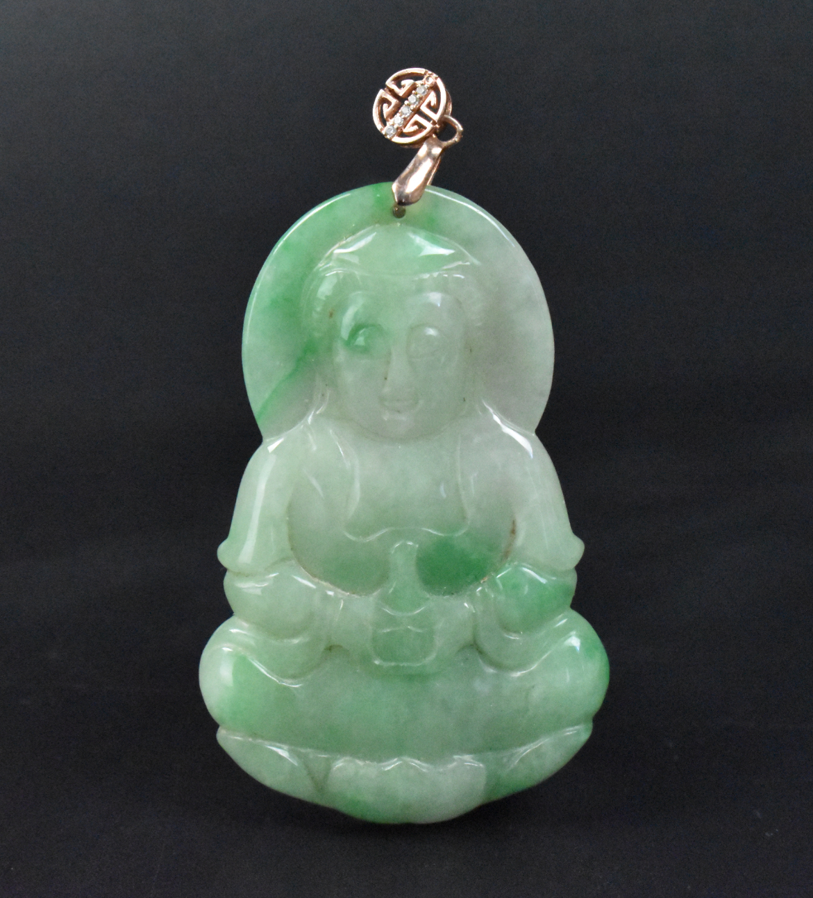 CHINESE JADEITE CARVED GUANYIN