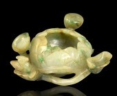 CHINESE JADEITE CARVED WATER C