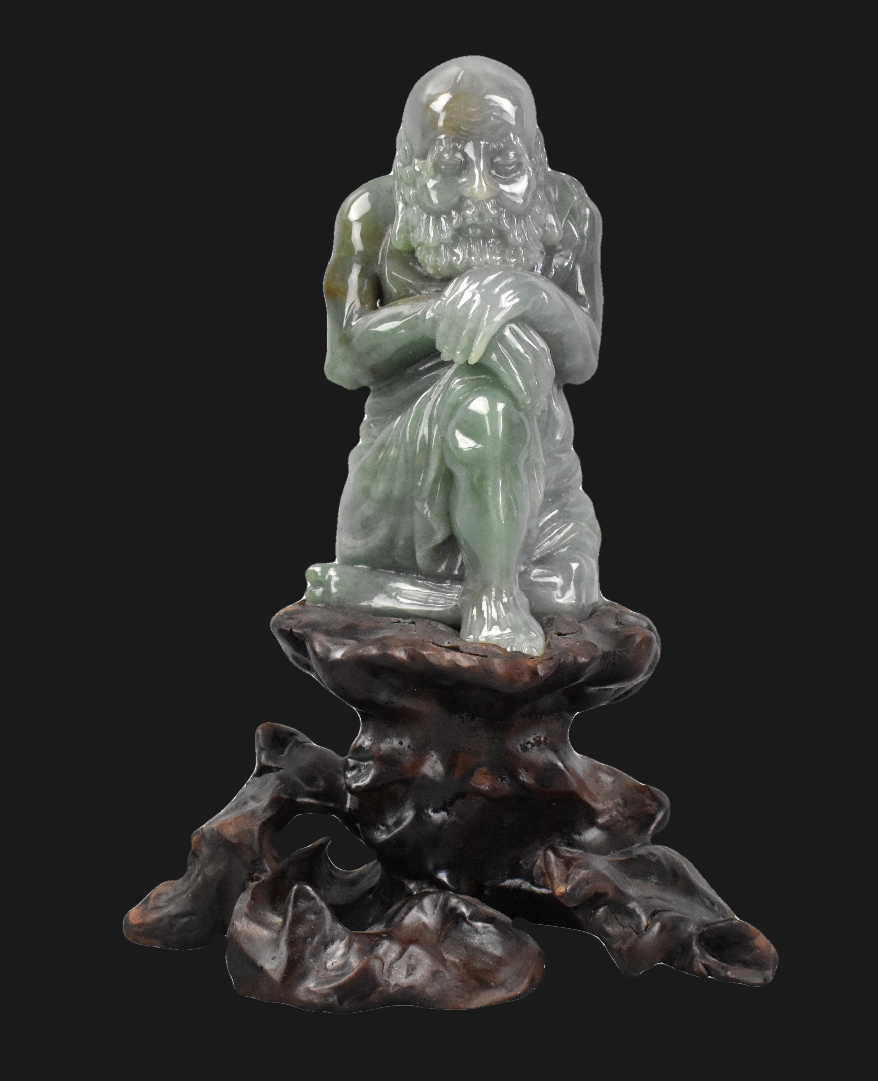 CHINESE JADEITE CARVING FIGURE OF