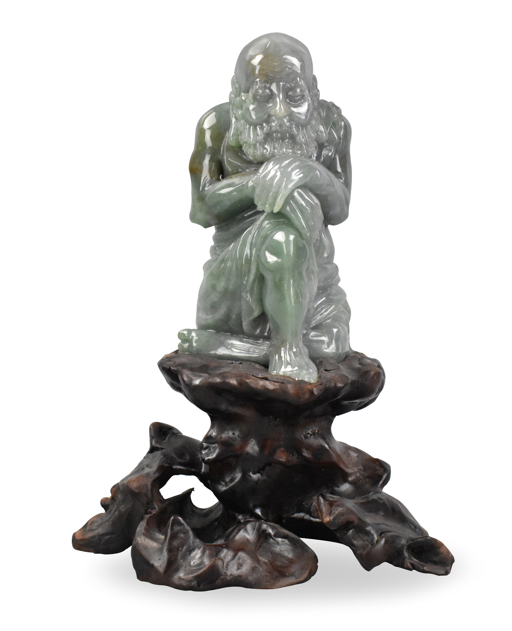 CHINESE JADEITE CARVING FIGURE OF