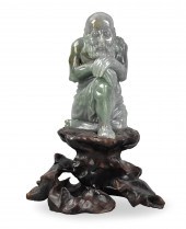 CHINESE JADEITE CARVING FIGURE