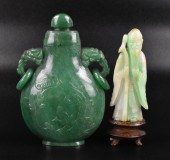 CHINESE JADEITE CARVING OF FIG