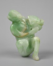 CHINESE JADEITE CARVING OF MON