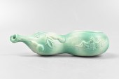 CHINESE JADEITE GLAZED GOURD W