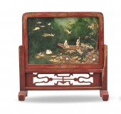 CHINESE JADEITE TABLE SCREEN W