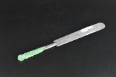 CHINESE JADEITE TOP SILVER LET