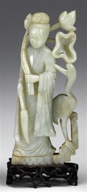 Chinese jadite figure    19/20
