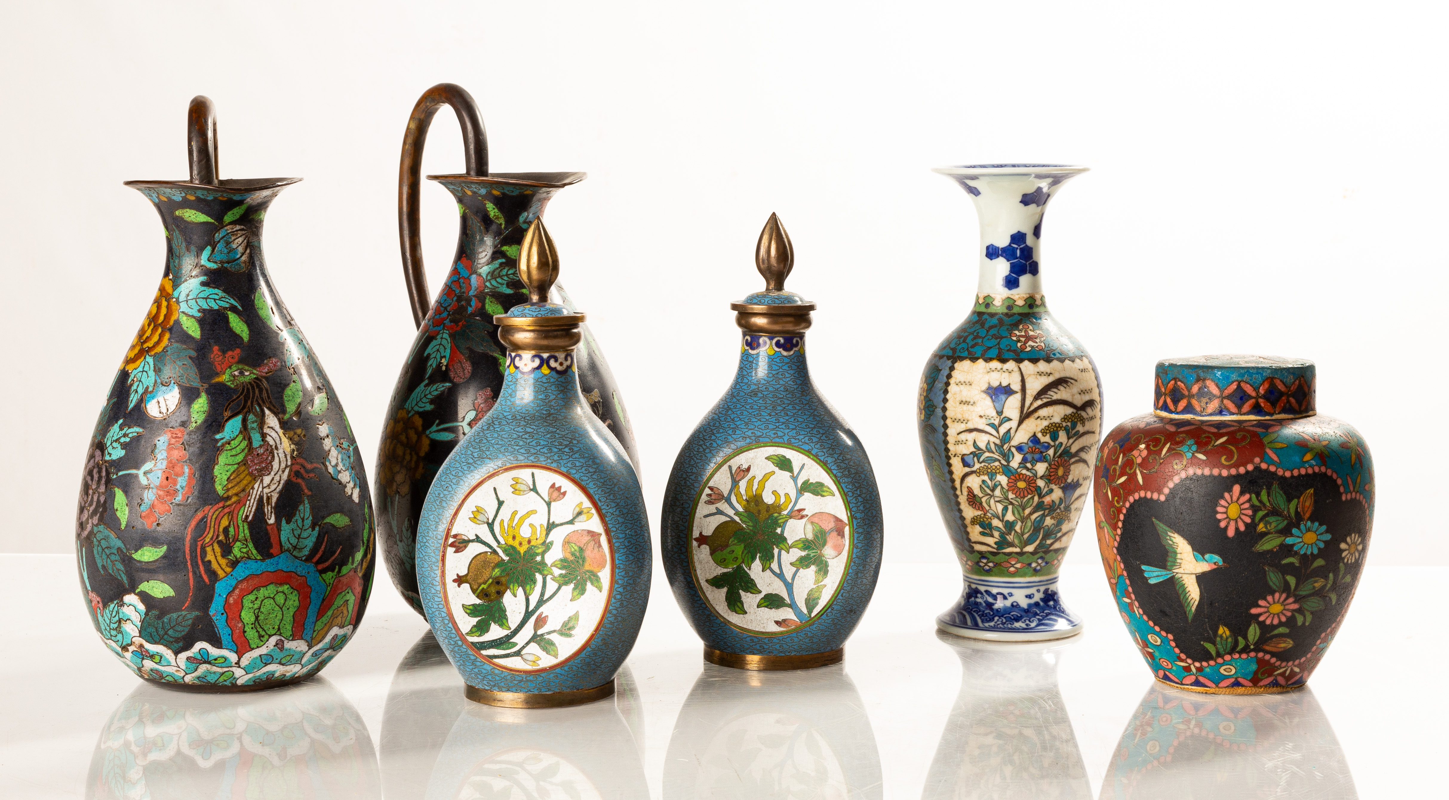CHINESE & JAPANESE CLOISONNE &