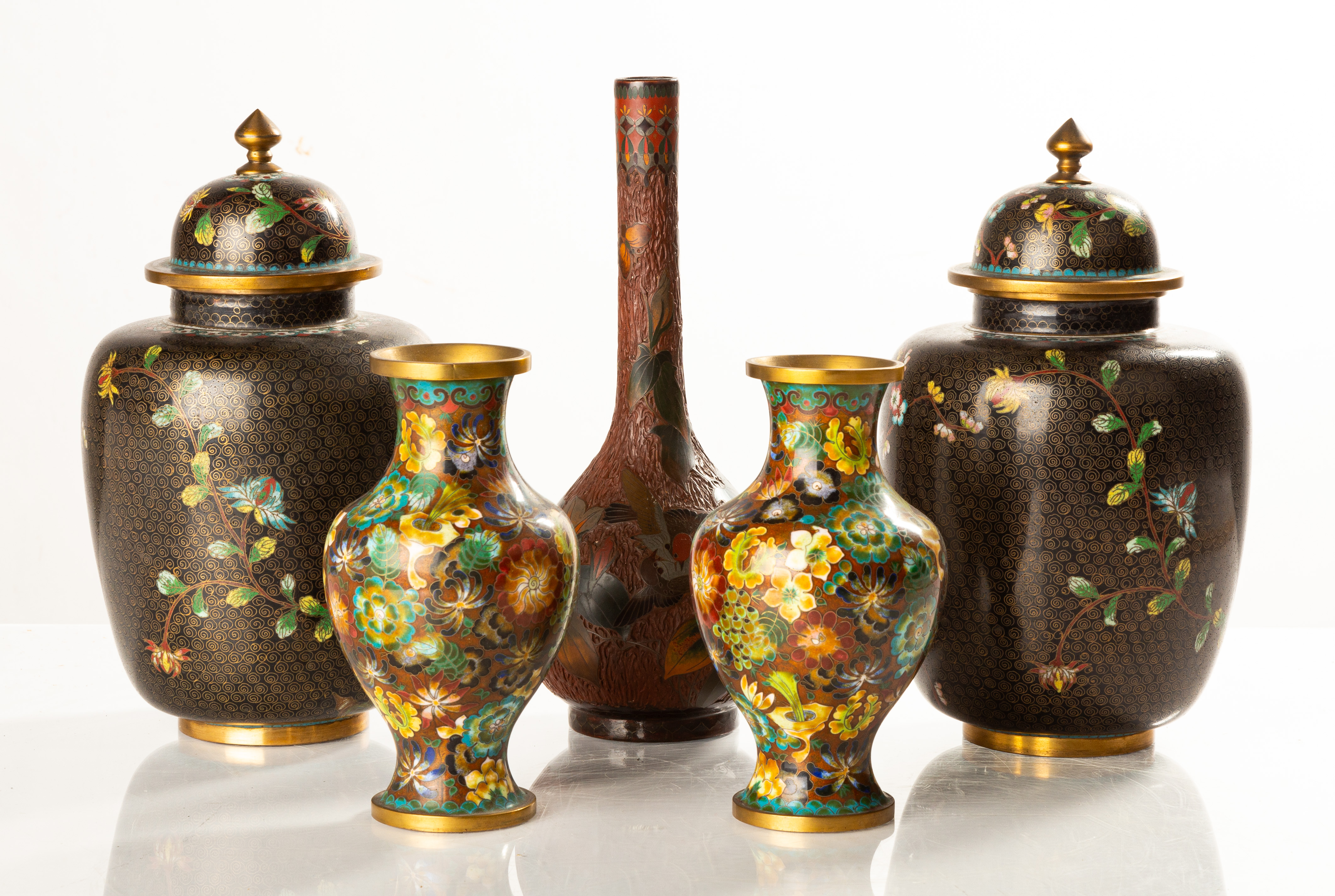 CHINESE & JAPANESE CLOISONNE