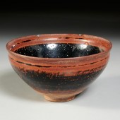 CHINESE JIAN TEMMOKU GLAZED BO