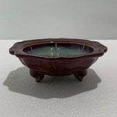 CHINESE JUN-TYPE TRIPOD BRUSH